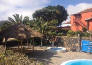 Teneriffa Ferienhaus. Los Viñedos de Marco-Herrenhaus auf Finca mit Pool und Garten.. Rollstuhlfahrer Geeignet