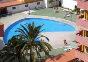 Teneriffa Strandnahes Apartment mit Pool und Südbalkon in Los Cristianos