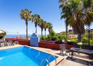 Teneriffa Ferienhaus in rustikalem Stil auf Finca in Buen Paso mit Pool