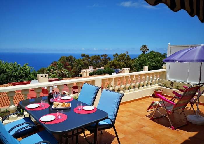 Sehr komfortables Ferienhaus mit Meerblick in La Quinta