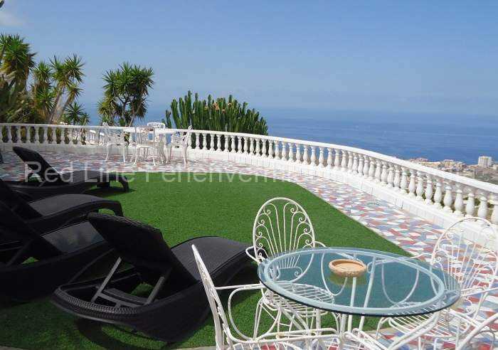 Teneriffa Luxus-Ferienwohnung im Obergeschoss einer Villa bei Adeje