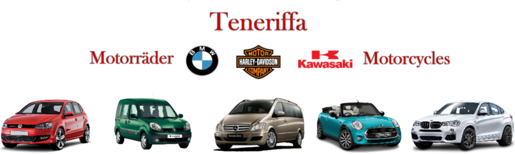 Teneriffa Autovermietung Mietwagen Teneriffa Motorradverleih