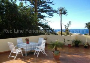 Teneriffa. Preiswerte günstig private Ferienwohnung mit Dachterrasse und Meerblick