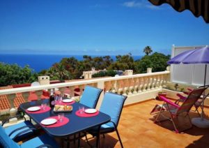 Teneriffa Ferienhaus Schöner Ferienbungalow mit Meerblick in La Quinta