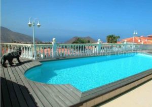 Luxusferienwohnung grandioser Meerblick in ruhiger Villengegend in Chayofa mit Pool und Terrasse