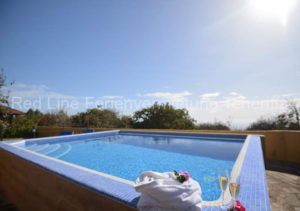 Ferienhaus mit Privatpool auf Finca in La Esperanza mit großem Außenbereich