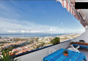 Ruhige Penthouse Ferienwohnung mit Terrasse, Aufzug und Meerblick in Las Américas
