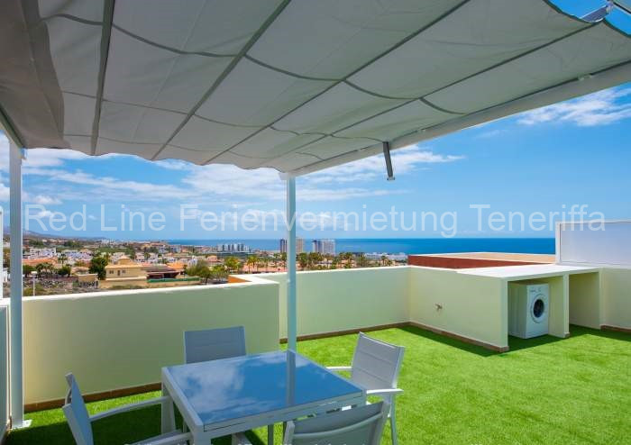 Traumhafte Ferienwohnung mit Pool und Meerblick in Teneriffa Süd.