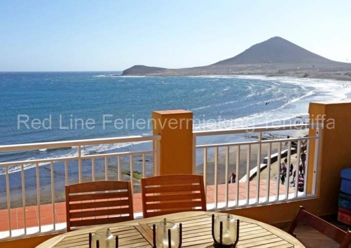 Luxus Strand Ferienwohnung, Penthouse, im Surferparadies El Medano mit Terrasse