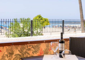 Ferienwohnung am Strand mit Pool und Meerblick an der Playa Las Vistas