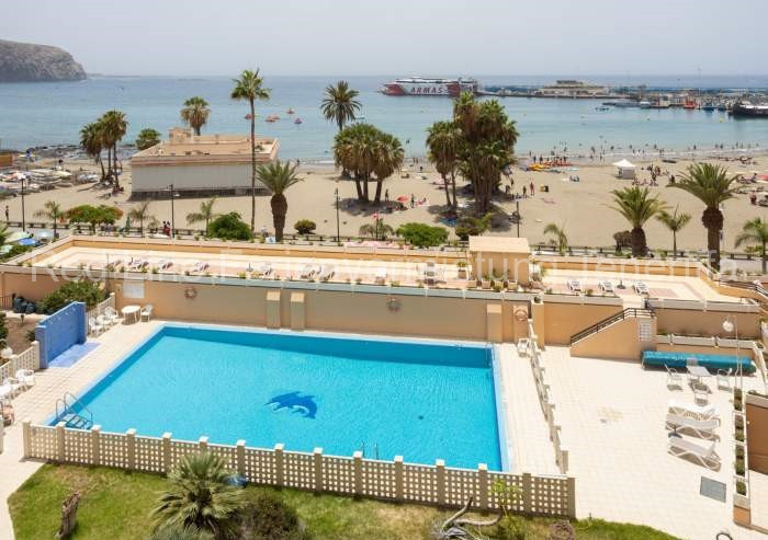 Los Cristianos Penthousewohnung mit Pool und Meerblick in erster Meeresreihe